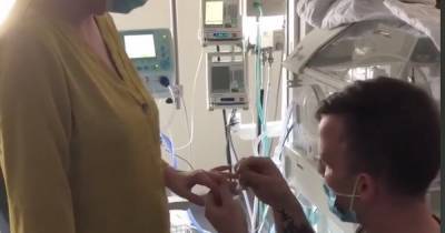 Scots dad proposes to girlfriend in front of premature baby's incubator after both almost died in childbirth - www.dailyrecord.co.uk - Scotland