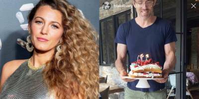 Blake Lively Thirsts After Ryan Reynold's Bicep As He Holds Birthday Cake - www.marieclaire.com