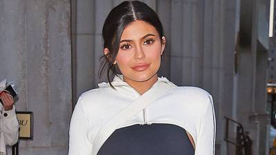 Kylie Jenner Stuns In Crop Top Jeans During Parisian Getaway With Pal Fai Khadra - hollywoodlife.com - France - Paris - USA