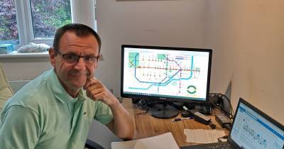 West Lothian man puts lockdown time to good use creating incredible metro maps of area - www.dailyrecord.co.uk