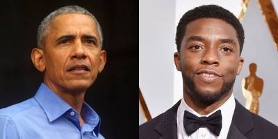 Barack Obama Pays Tribute to Chadwick Boseman, Looks Back at His Visit to the White House - www.justjared.com - USA