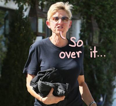 Ellen DeGeneres Is Reportedly ‘Pissed That People Have Come Forward’ And ‘Wants Out Of The Show’ ASAP! - perezhilton.com