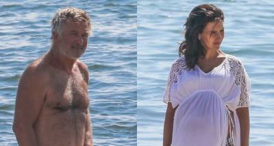 Alec Baldwin Hits the Beach with Pregnant Wife Hilaria in The Hamptons! - www.justjared.com - New York - county Hampton