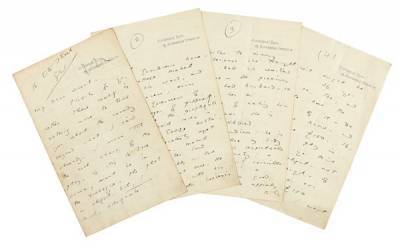 Oscar Wilde's 'embryonic plot' for his final play up for auction - www.breakingnews.ie
