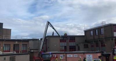 Teens trapped on roof of Scots high school sparks rescue operation as fire engines and police race to scene - www.dailyrecord.co.uk - Scotland - city Aberdeen