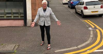 Councillor delighted as double yellow lines painted in series of streets near schools - www.dailyrecord.co.uk