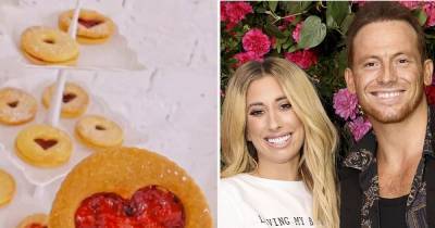 Stacey Solomon shows off amazing baking skills as she makes delicious biscuits for Joe Swash's family - www.ok.co.uk