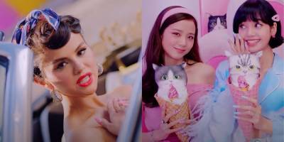 Selena Gomez and BLACKPINK's "Ice Cream" Music Video Gives Major "California Gurls" Vibes - www.marieclaire.com - California - county Major