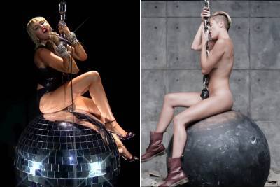 Miley Cyrus reenacts iconic ‘Wrecking Ball’ video at 2020 VMAs - nypost.com