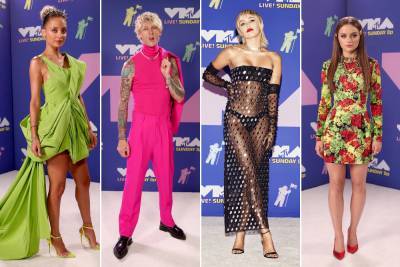 VMAs 2020 best-dressed celebrities: DaBaby, Machine Gun Kelly, Miley and more - nypost.com - New York
