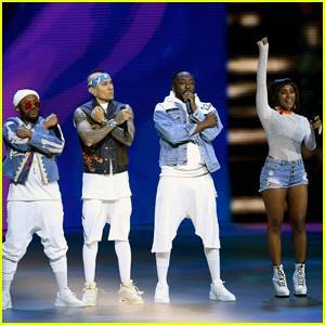 J. Rey Soul Sings Fergie's 'I Gotta Feeling' Parts for Black Eyed Peas' VMAs Performance - Watch! - www.justjared.com