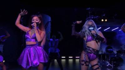 Lady Gaga and Ariana Grande perform Rain On Me at VMAs - www.breakingnews.ie