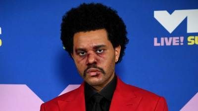 Here's Why The Weeknd Wore Bloody Face Makeup at the 2020 VMAs and More Questions Answered - www.etonline.com