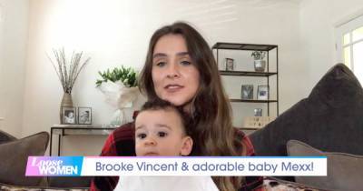 Brooke Vincent candidly talks about losing baby weight as son Mexx steals the show on Loose Women - www.ok.co.uk