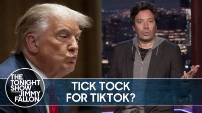 Jimmy Fallon, Seth Meyers Mock Donald Trump For Threatening To Ban TikTok - etcanada.com - China