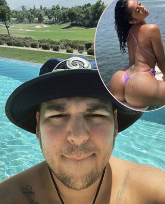 Rob Kardashian Enjoys A Romantic Date Night With Model Aileen Gisselle After Hanging Shirtless At The Pool! - perezhilton.com
