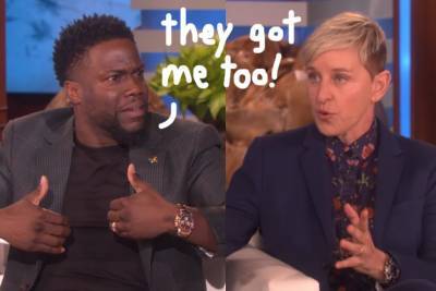 Kevin Hart Defends Ellen DeGeneres Because Of Course He Does - perezhilton.com