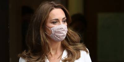 Kate Middleton Wears A Face Mask During Public Appearance To Baby Basic Event in London - www.justjared.com - Britain - London