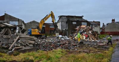Kilmarnock town centre homes demolished as plans for new houses are submitted - www.dailyrecord.co.uk - city Kilmarnock