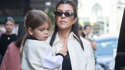 Kourtney Kardashian Reveals Reign’s Long Lock Of Hair From 1st Haircut Admits She’s Keeping It — Pic - hollywoodlife.com