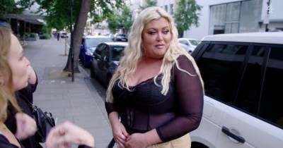 Gemma Collins strips down to her underwear in the street after her trousers get creased - www.ok.co.uk - Manchester