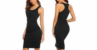 This Ruched Tank Dress Will Have You Believing in Bodycon Again - www.usmagazine.com