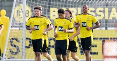 Borussia Dortmund deny Manchester United Jadon Sancho transfer claims - www.manchestereveningnews.co.uk - Manchester - Sancho