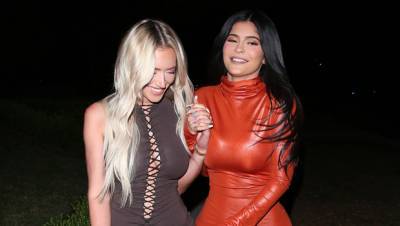 Kylie Jenner BFF Stassie Karanikolaou Look Like Twins In Matching $1740 Prada Hats Bags - hollywoodlife.com