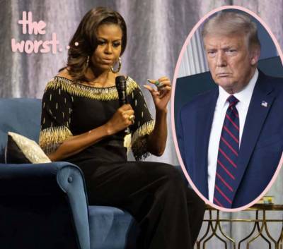 Michelle Obama Partially Blames Donald Trump For Her ‘Low-Grade Depression’! - perezhilton.com
