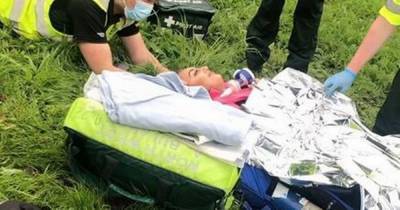 Park rangers stay with seriously injured woman for two hours after she is thrown from horse - www.manchestereveningnews.co.uk