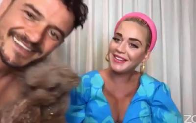 Orlando Bloom Makes A Shirtless Appearance In Katy Perry’s Livestream Video - etcanada.com
