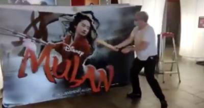French Cinema Owner Destroys ‘Mulan’ Pop-Up Art In Protest Against Disney’s Decision To Skip Cinemas - deadline.com - Britain - France
