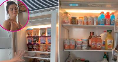 Selena Gomez Shares a Peek Inside Her Refrigerator and Freezer — With an Enviable Ice Cream Stash! - www.usmagazine.com - county Love