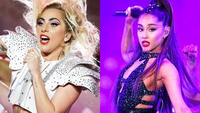 Lady Gaga Wrestles With Ariana Grande After Scratching Her Face During ‘Rain On Me’ Rehearsals: Watch - hollywoodlife.com