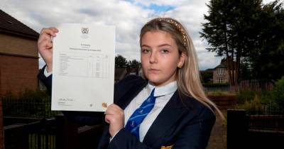 'Our future is at stake' Scots schoolgirl leads protest against downgrading of results in poorer areas - www.dailyrecord.co.uk - Scotland