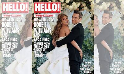 Robbie Williams and Ayda Field celebrate 10th wedding anniversary: look back at their big day - hellomagazine.com - Los Angeles