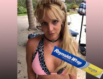 Britney Spears Shares Potentially Dangerous DIY Spa Treatment Involving… Aluminum Foil!? - perezhilton.com