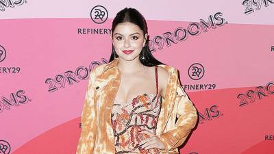 Ariel Winter Glows In Pink Bikini During Moonlight Swim Before Snuggling With Cute Dog — Pics - hollywoodlife.com