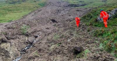 Old Military Road reopens after huge landslide closed the A83 at the Rest and Be Thankful - www.dailyrecord.co.uk