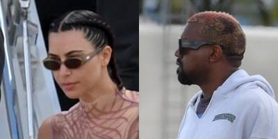 Kim Kardashian & Kanye West Arrive in Miami With the Kids - www.justjared.com - Miami - Chicago - Florida - Dominican Republic