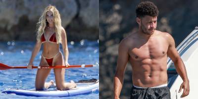 Little Mix's Perrie Edwards Enjoys a Day at Sea With Beau Alex Oxlade-Chamberlain in Ibiza - www.justjared.com - Britain - Spain