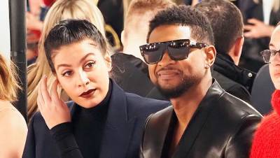 Usher Pregnant Girlfriend Jenn Goicoechea Expecting Their 1st Child Together — See Baby Bump Pic - hollywoodlife.com - Los Angeles