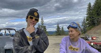 Justin Bieber gets down and dirty with wife Hailey as they ride ATVs - www.msn.com