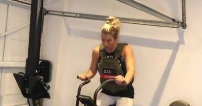 Gemma Atkinson answers back after getting 'grief' for allowing her daughter near exercise bike - www.manchestereveningnews.co.uk