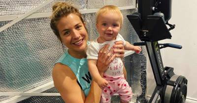 Gemma Atkinson forced to defend workout with daughter Mia - www.msn.com