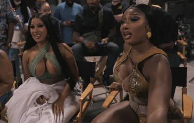 Cardi B shares ‘WAP’ behind-the-scenes video with Megan Thee Stallion: “It was scary. The snake’s big as shit” - www.nme.com