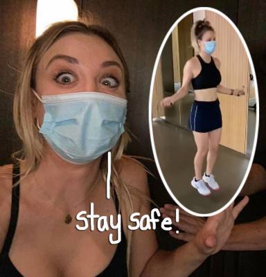 Kaley Cuoco Claps Back After Getting Dragged For… Wearing A Mask?! - perezhilton.com