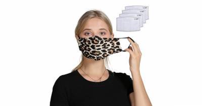This Adjustable Leopard Face Mask Comes With 4 Activated Carbon Filters - www.usmagazine.com