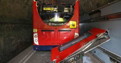 Three kids seriously injured as school bus has roof ripped off by railway bridge - www.dailyrecord.co.uk