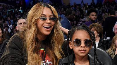 Beyonce Cuddles Daughter Blue Ivy, 8, In Sweet Throwback Pic With Mom Tina Lawson - hollywoodlife.com